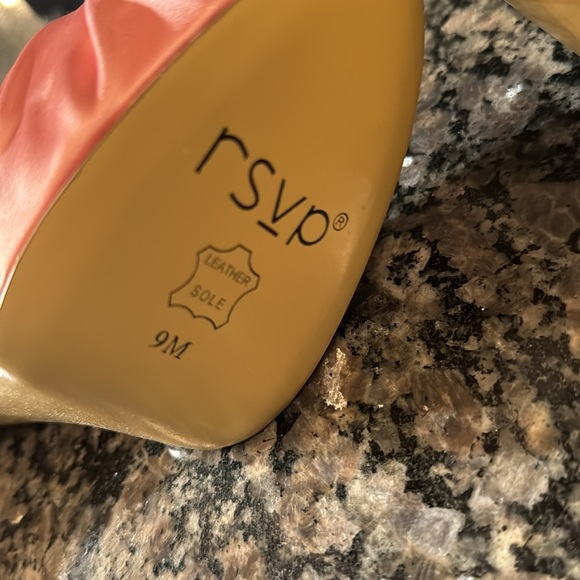 RSVP Rachel -Julie Lynn Blush peep toe heel NIB 9 - Picture 9 of 12